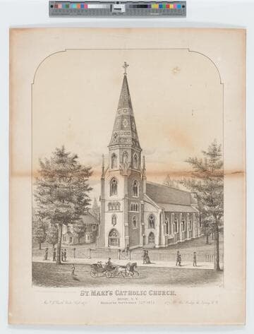St. Mary's Catholic Church, : Rome, N.Y. dedicated September 22nd,, 1872