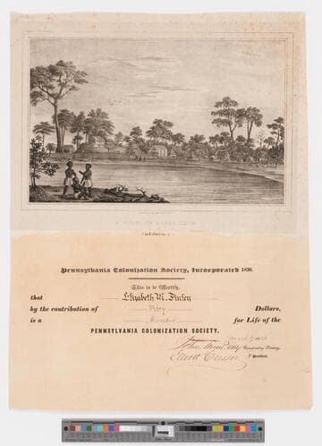 A view of Bassa Cove (in Liberia.)