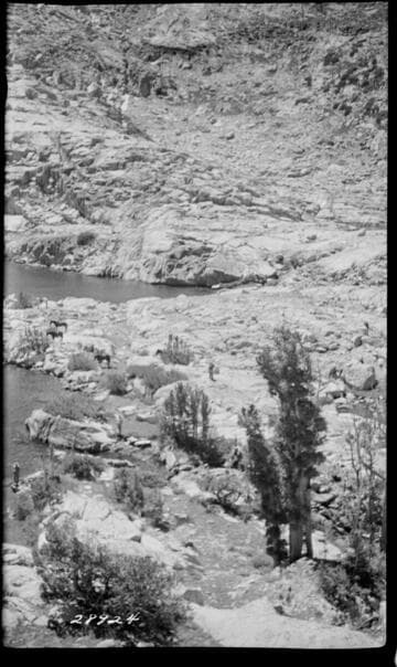 Bear Creek Damsite at Three Island Lake at headwater South fork