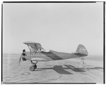 Power Consumers - Airports - Biplane at Mines field