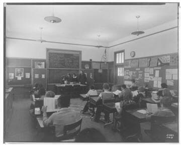 L1.7 - Lighting, schools/library - School room at Montecito, Union Elementary School
