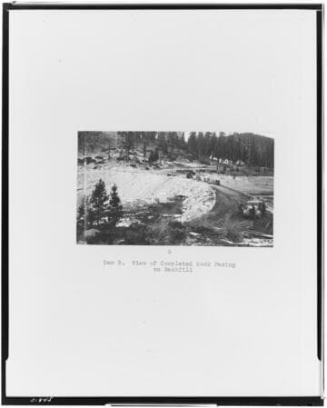 Big Creek, Huntington Lake Dams - Copy of Page 2 of Stone & Webster Report on Backfills on Dams at Huntington Lake: Dam #3