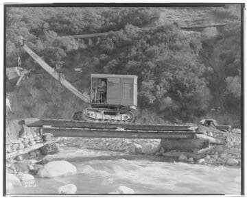 Santa Ana River #2 Powerhouse - Storm damage of March 2nd at SAR 2