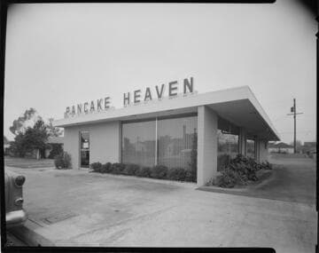 Interior shots of kitchen and counters at "Brad's" cafeteria/resaurant