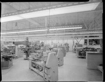 Machine shop and assembly room at Marmike Mfg. Corp