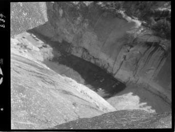 Big Creek - Mammoth Pool - General view of cutoff embankment placement form - west abutment