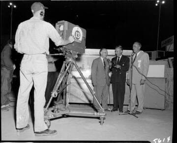 KCOP Channel 13 on-site television broadcast of Edison demonstrations