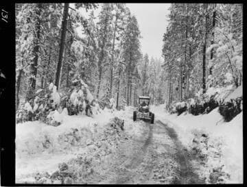Big Creek - Mammoth Pool - Snow removal - Rock Creek Road