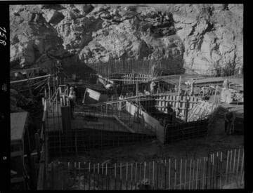 Big Creek - Mammoth Pool - Powerhouse framing