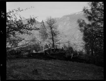 Big Creek - Mammoth Pool - Pioneering access road to Powerhouse - Harms and Thomas