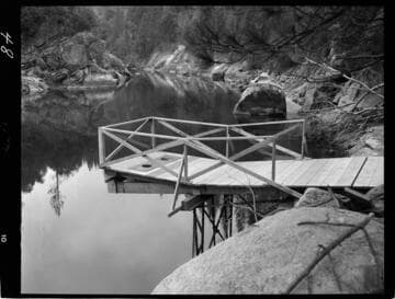 Big Creek - Mammoth Pool - Location of pumps for camp water supply