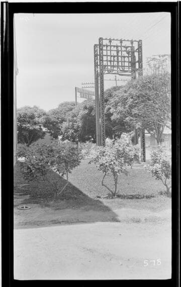 The L.T. rack at Lindsay Substation