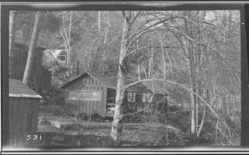View of construction Camp #1 at Kaweah #3 Hydro Plant