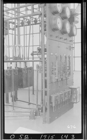 The interior of Packwood Substation