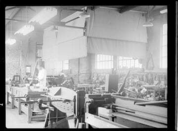 Men working in CEP Machine Shop