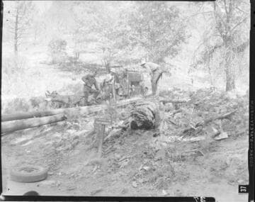 San Bernardino wildfire in 1956