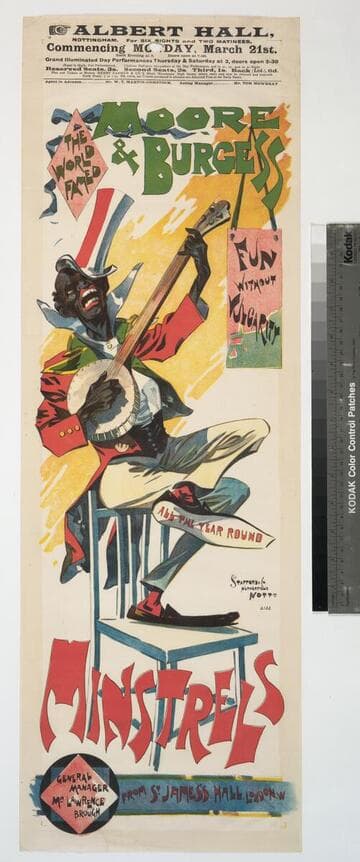 The world famed Moore & Burgess Minstrels