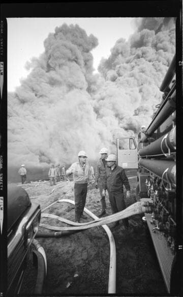 Standard Oil, El Segundo Oil Refinery fire