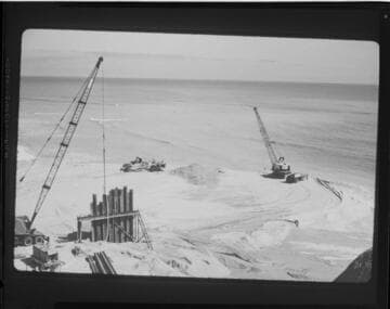 Initial construction work for the San Onofre Nuclear Generating Station (SONGS Unit 1)