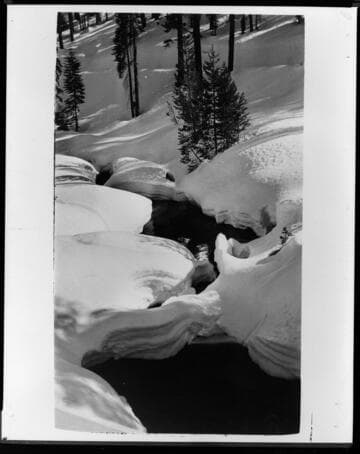 Big Creek snow scene