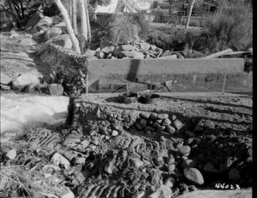 Kaweah Miscellaneous - Flood repair photos - Replaced float walls for Parshall flume recorders