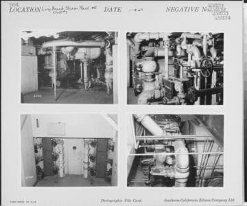 Long Beach Steam Station, Plant #2 - Unit #7 - Condenser hot well & condensate pumps