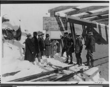 On Oct. 15. 1924. the 4 p.m. shift at Camp 60 established three records for hard rock tunneling