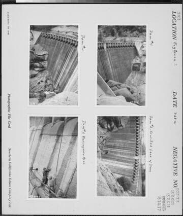 Big Creek PH#2 - Resurfacing face of Dam 4