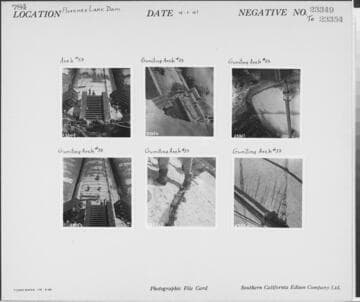 Big Creek, Florence Lake Dam - Guniting Arch #53