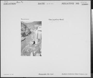 Big Creek Powerhouse #3 - Dam 6 reservoir & Intake #3