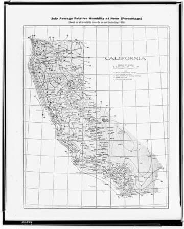 C1.1 - Charts miscellaneous - Weather chart for California