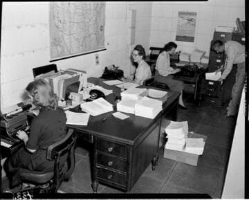 Office staff at work