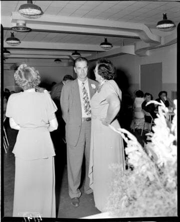 Dedication of new Big Creek Recreation Hall: Bill Long and Mrs