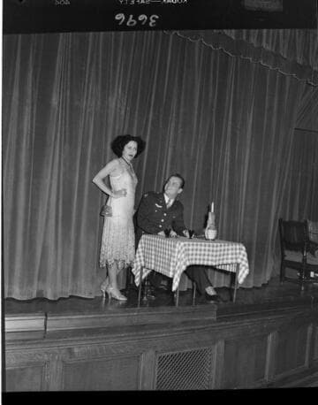 Performance of skit at Edison auditorium