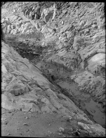 Big Creek 4 construction work