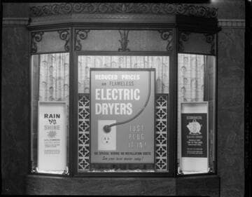 General Office display window