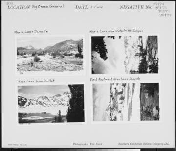 Bear Creek High Lakes - Looking North