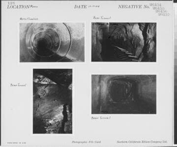 Big Creek, Mono-Bear Diversion - Bear Tunnel at lower end