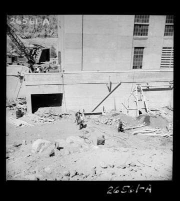 Big Creek Powerhouse #3 - Excavation in progress