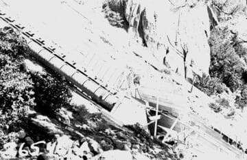 Big Creek #1 - Penstock Protective Work - Start form work