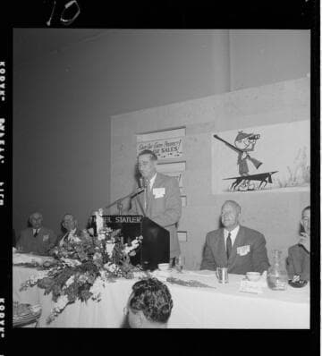 Sales meeting in Edison auditorium