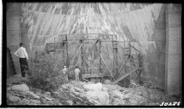 Big Creek, Florence Lake Dam - Test Ring set-up
