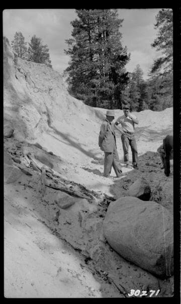 Big Creek, Vermilion Dam - Moraine Cut #3, looking east