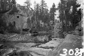 Big Creek, West Side Project - Middle Fork at Miller Bridge gauging station