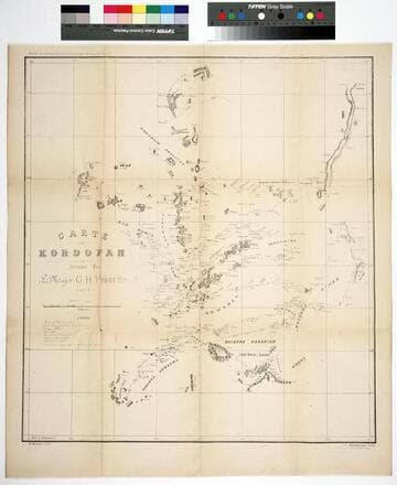 Carte du Kordofan / dréssee par le Major G.H. Prout