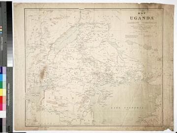 Map of Uganda and adjoining territories : compiled for the Intelligence Division, War Office / by Captain J.R.L. Macdonald, R.E