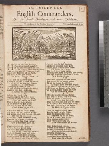 The triumphing English commanders,, or, The rebells overthrow and utter desolation