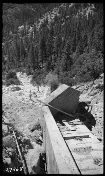 Big Creek #1 Penstock protection lower end of lines 1 & 2