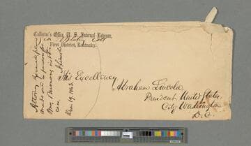 Abraham Lincoln order to Edward Bates