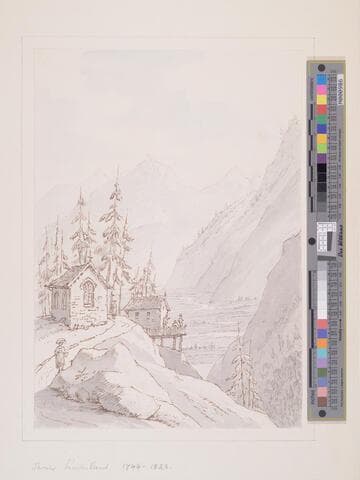 Swiss Landscape with River